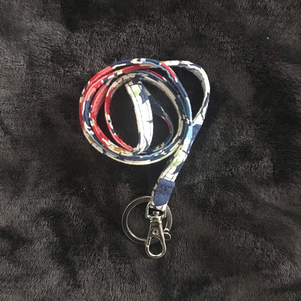 Floral Print Lanyard